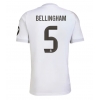 Fotballdrakt Herre Real Madrid Jude Bellingham #5 Hjemmedrakt 2025-26 Kortermet
